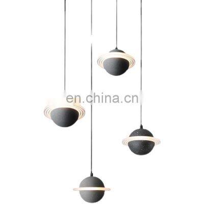 Stair American Style Living Room Lamp Dining Room Lamp Rotary Hotel Villa Chandelier Ceiling Lamp Pendant