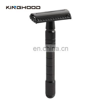 High Quality Eco Friendly Stainless Steel Adjustable Shaver Butterfly Safety Razor photo-5