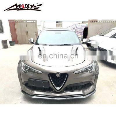 Madly Body Kits for Alfa Romeo STELVIO MD Style Wide Body Kits-Front Lip+Rear Lip+Fender Flares+Side Skirts+Exhaust Tips+Spoiler photo-4