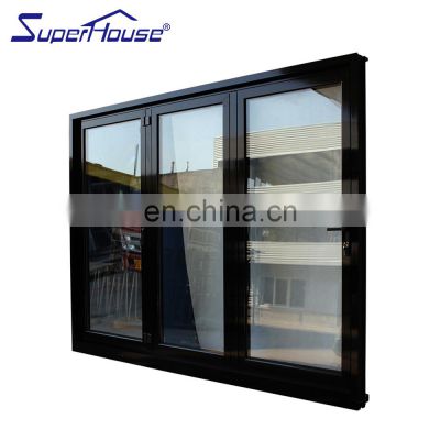 Los Angeles Fancy External Aluminum Frame Double Glazed Tempered Glass Exterior Folding Patio Doors