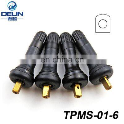 TPMS Rubber Valves EPDM Rubber And Brass Stem, Tubeless Replacement TPMS413 Valvs For tire pressure sensor