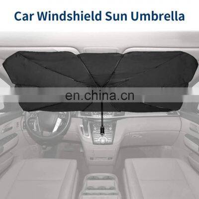Car Shade Umbrella Foldable Sun Shade Umbrella Car Parasols Front Sunshade Sunshade UV Protection Suitable For Tesla Accesorios photo-2