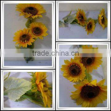 Artificial blossom sun flower