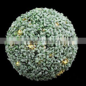 Artificial grass ball/Decorative Plastic Artificial Boxwood Grass Ball with LEDlight