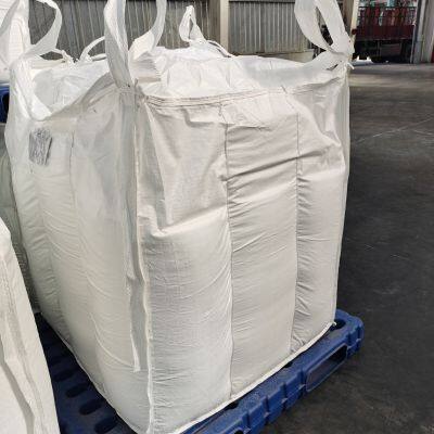 competitive price heavy duty plastic storage FIBC bag jumbo super sacks 1 ton 2 ton Tubular type 4 cross corner loops