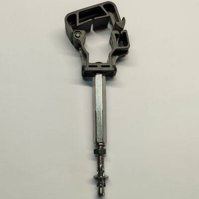 Double Self-locking Clamp for 1-1/4“radiating Cable photo-2