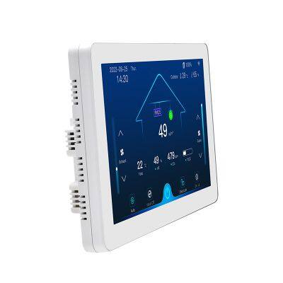 Ceiling Ventilation ERV HRV Controller Used for AC EC DC Fans CO2 PM25 VOC RS485 TUYA APP Ventilation System Controller