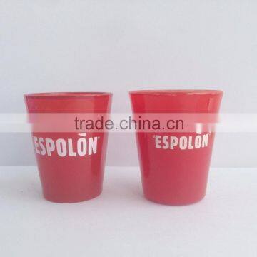 CE/EU/FDA/SGS High Quality Black Shot Glass/painted Mini Wine Shot Glass With Customer's Logo photo-2
