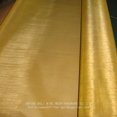 Brass Net Copper Net Electromagnetic Signal Shielding Braided Filter Anti-static Grounding Metal Net