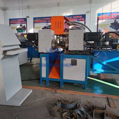 Stainless Steel Pipe Hose Clamps Making Machine PLC Gearbox Bearing Gear Engine Pump-Barrel Forming Metal Hoop Locking Machine photo-3