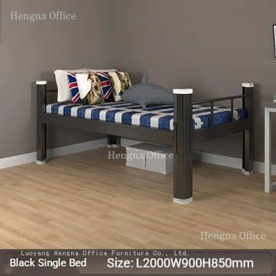 Industriegrade Metall-Schlafbett HN-I05-ATL | Massives Stahlbett mit integrierter Lagerung | Direkt vom Werk photo-2