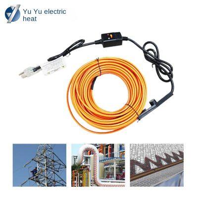 Manufacturer-Sourced Home Electric Heating Cable Copper Conductor PVC Insulation for Roof Gutter Road Snow Melting Applications photo-5