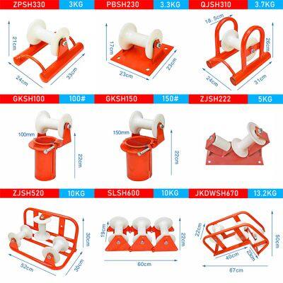 Cable-Laying Pulleys – Factory Direct Supply, Multiple Models (Straight Runner, Corner, Pipe-Mouth, Three-in-One), Nylon & Steel, Reduce Friction