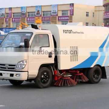 2015 china new LHD or RHD Foton road cleaning machine mini 4x2 sweeper truck