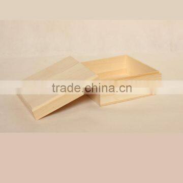 Customized Natural Wooden Box/Wood Gift Box/Handmade Wooden Packaging Box photo-3