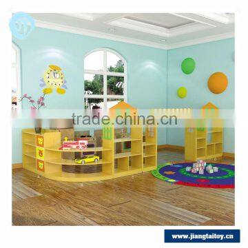 JT16-5501Big space children wooden toy cabinet kindergarten classroom furniture