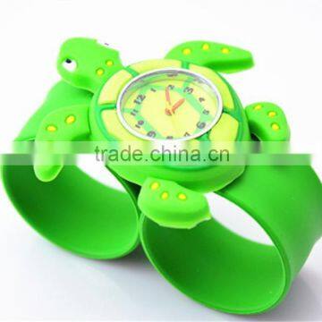 Fancy silicon rubber bracelet watch for child watch