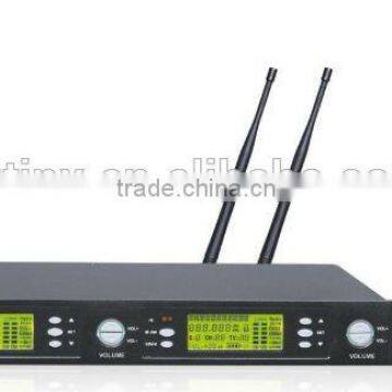 OK-4D UHF Metal Dual Channels Wireless Handheld Microphone