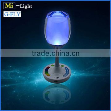 2015 new arrive RGBW wifi cup table bar light 2.4G RF remote control led cup light rechargeable color chnage led cup