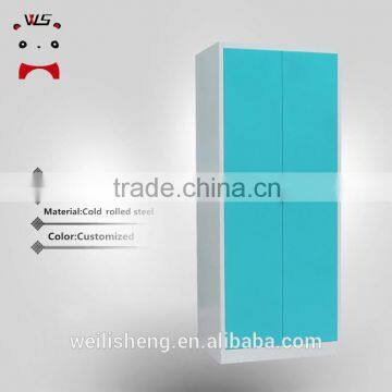 Luoyang WLS Unique Steel Storage Locker Meta Doorl Wardrobe For Room