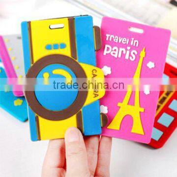 High quality soft pvc luggage tag wholesale