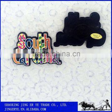 promotional custom made pvc American different cities tourist souvenir fridge magnet