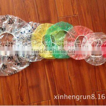 China Factory Price Disposable Plastic PE Printed Soft Shower Cap