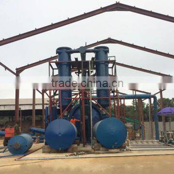 PP,PE,PVC to oil pyrolysis plant plastics to oil machine for sale