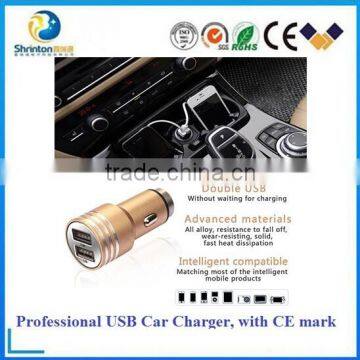 USB Car Charger Adapter 2 Port 3.4A For iPhone Samsung Galaxy HTC