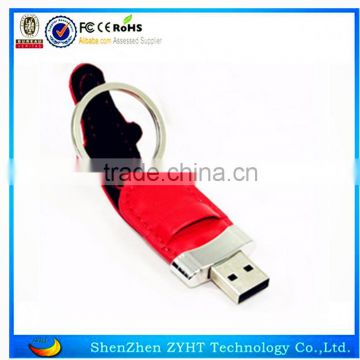 promo new products custom leather usb flash with logo print                        
                                                Quality Choice