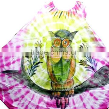 Women Summer Dress Hot New Umbrella beach wears fashion wears girls ladies kids party indoor latest fashion hand panted tie dye