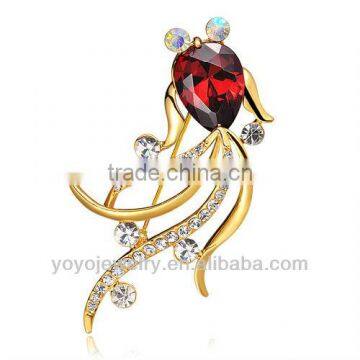 X213 2014 Valentine's Day rhinestone brooch wholesale