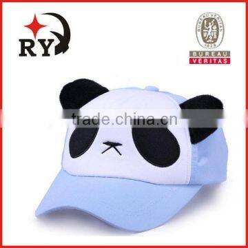 Children custom panda baseball cap wholesale