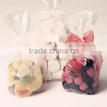 printed aseptic opp bag with square botoom and side gusset for candy