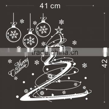 [Alforever]2015 Vinyl Merry Christmas Tree Window Stickers photo-4