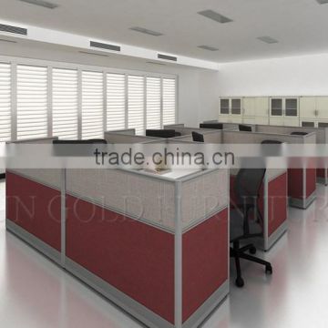 Customized 8 person L shape office workstation ( SZ-WS100)