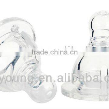 BPA free wholesale baby clamping on nipple