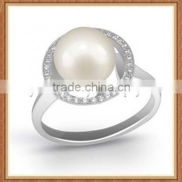 Freshwater Pearl Jewelry 925 Sterling Sliver Rings photo-4