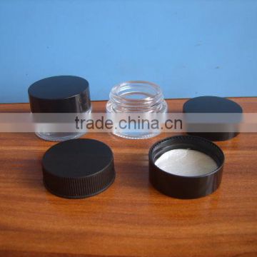 5ml clear glass jar, eyeshadow & eyecream