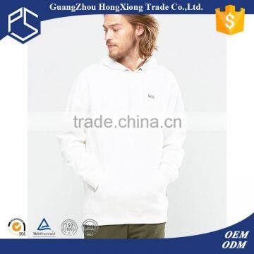 Customize Logo Pocket White 100% Cotton Blank Hoodies photo-1