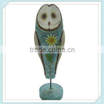 colorful decorative resin owl statue