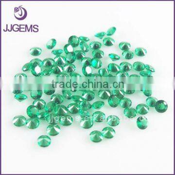 Factory machine cut 3.0mm emerald green spinel nano gems