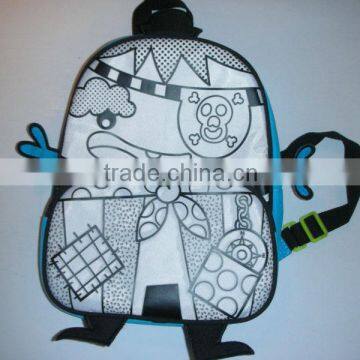 Cartoon Design School back Bag