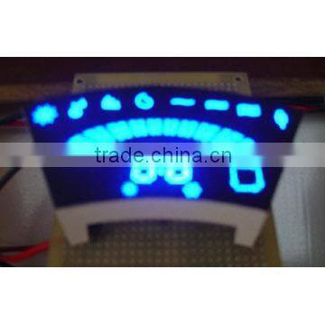 blue color led display for car taxi