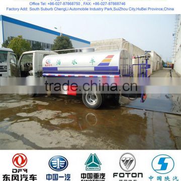 4x4 water tank truck,water carrier truck 2000 liters, 2000 liter water storage tank truck.Diesel engine water tank truck.