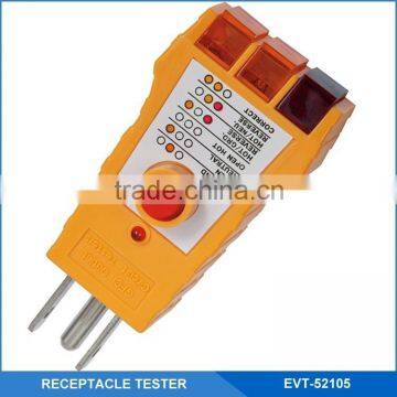 Electric Outlet Receptacle Tester with GFCI Diagnosis, GFCI Outlet Circuit Tester