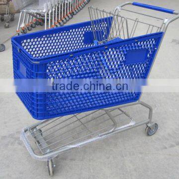 Plastic shopping trolley 180L