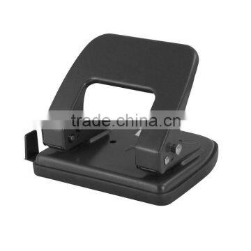 Metal black paper hole punch with 20 sheets