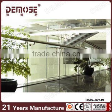 304 316 stainless steel glass railing for stairs