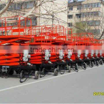 movable scissor lift platform